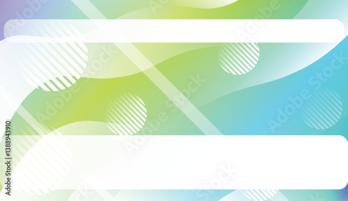 Abstract Shiny Waves, Lines, Circle, Space for Text. For Flyer, Brochure, Booklet And Websites Design Vector Illustration