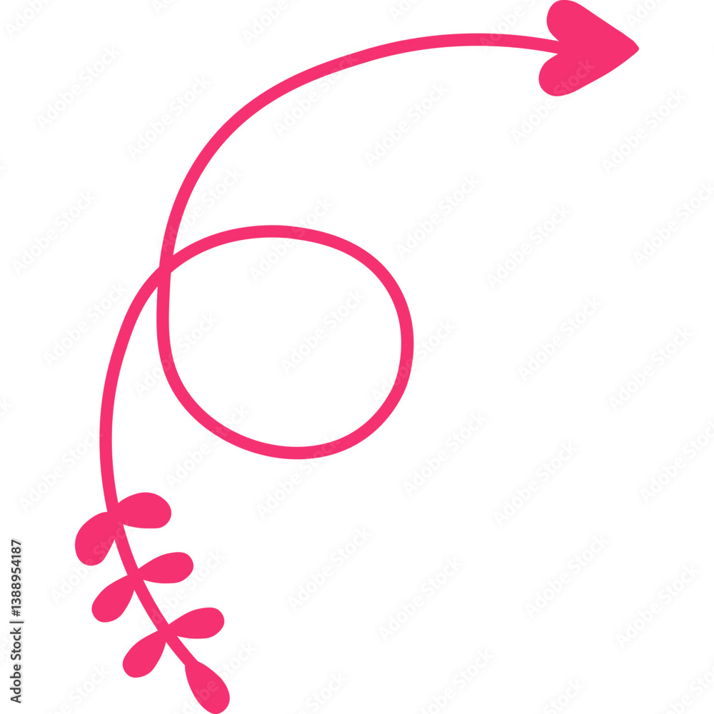 Arrow Girly Heart Arrow Girly Heart