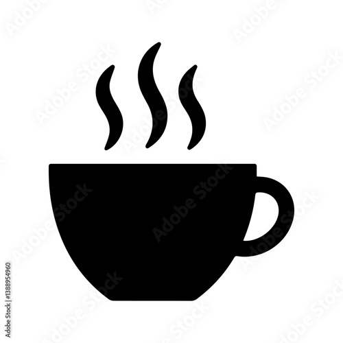 large cup of hot tea with aroma