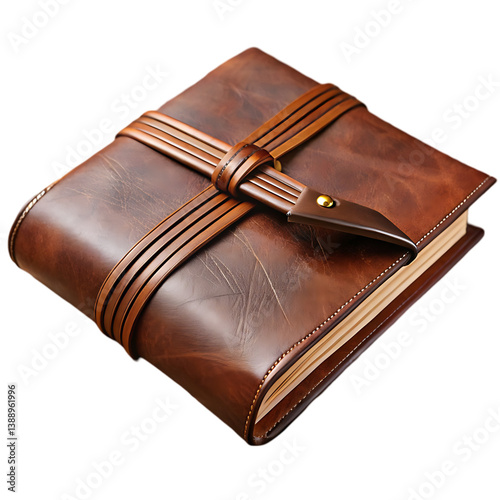 Leather Journal, Vintage Book, Diary