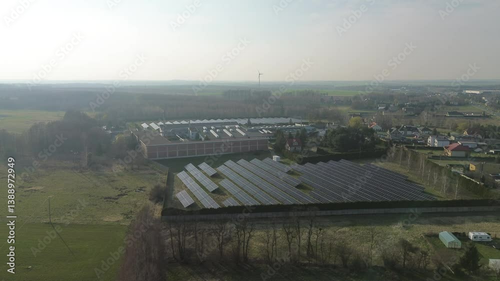 custom made wallpaper toronto digitalSolar panels generating renewable energy in a field