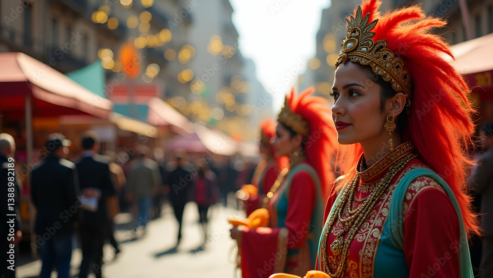Dynamic Street Fairs & Carnivals: Vibrant Decorations, Engaging Performances & Cultural Diversity in Urban Celebrations - Capture Creative Expression & Social Unity in Photo Stock Dynamic Street Fairs & Carnivals: Vibrant Decorations, Engaging Performances & Cultural Diversity in Urban Celebrations - Capture Creative Expression & Social Unity in Photo Stock
