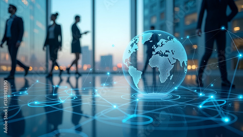 Refined imagery of transnational governance showcasing integrated policy frameworks multilateral institutions and global regulatory cooperation in dynamic compositions in  Photo Stock  Concept  and em
