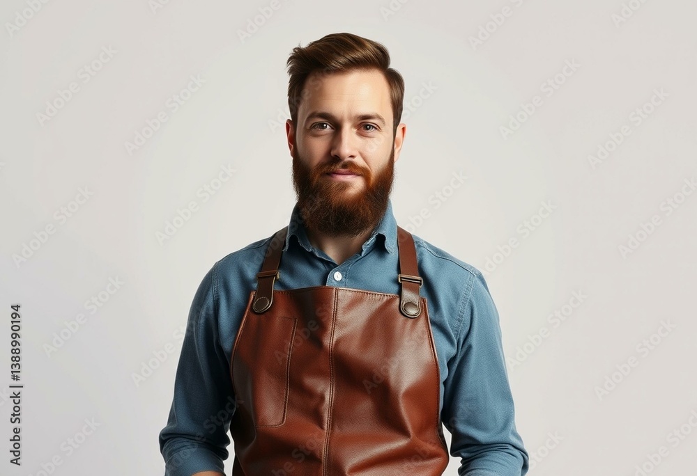 Obraz premium Photorealistic natural light portrait of a man