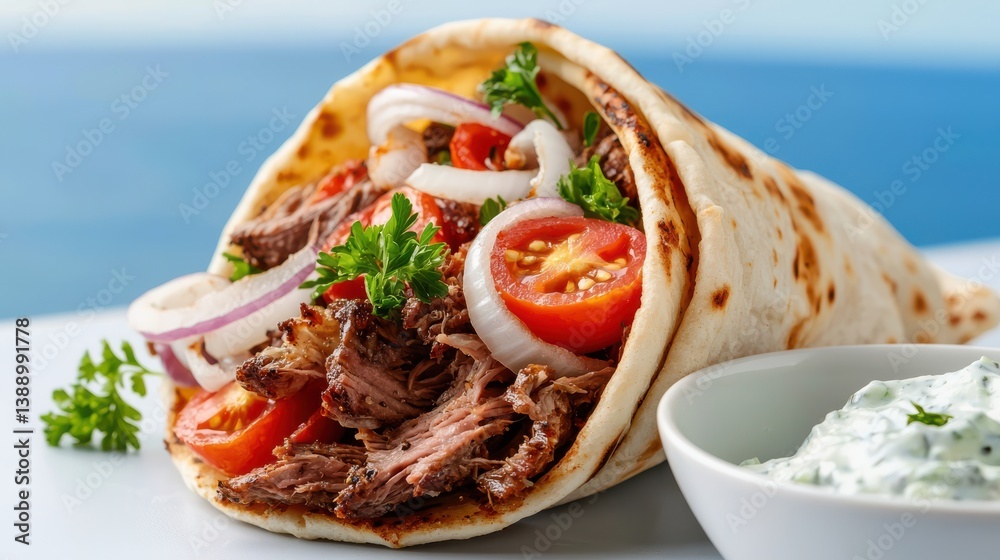 Delicious Close Up of Tacos with Colorful Bowls of Flavorful Dips Delicious Close Up of Tacos with Colorful Bowls of Flavorful Dips