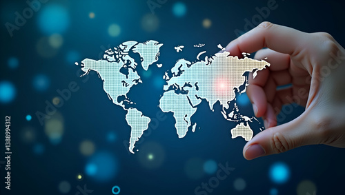 Sophisticated imagery illustrating foreign policy with refined visual elements cultural icons and strategic data that highlight diplomatic discourse and global governmental initiatives in  Photo Stock photo