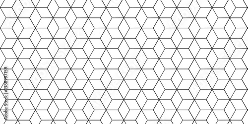 	
Vector seamless pattern with hexagon square cube geometric pattern shapes grid metal element texture design. abstract tiles gradient science web tech connection triangle diamond honeycomb hexagon ar