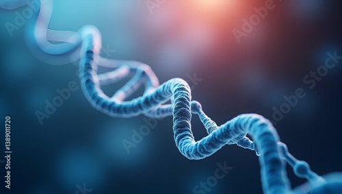 Explore evolutionary genetics with our refined gradient background, perfect for academic presentations and designs, featuring ample empty space on the left. photo