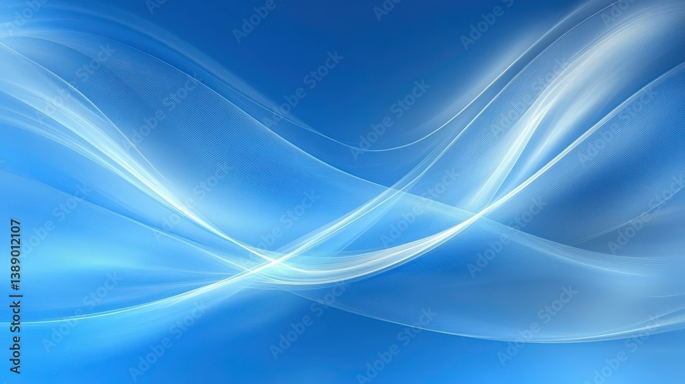Abstract blue background with white swirls. Abstract blue background with white swirls.