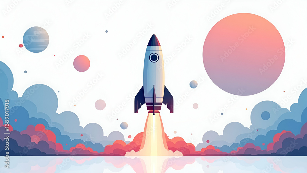 Obraz premium Explore our elegant wallpaper design featuring innovative spacecraft and advanced astronautics, symbolizing the future of space technology.