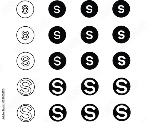 Skype icon set