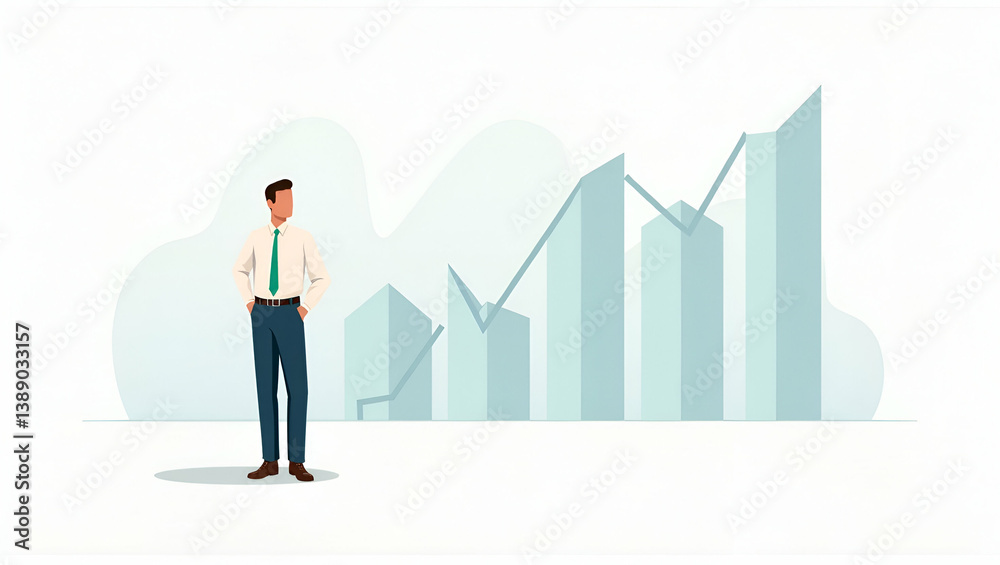 Flat Sophisticated visual narrative depicting ethical hedge funds with focus on transparent asset management responsible investment practices and sustainable performance metrics for strategic market a