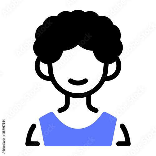 This African boy icon is suitable for Africa, Africa Day, etc