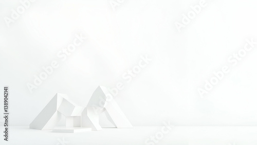 Explore our flat wallpaper design showcasing modern minimalist aesthetics, embodying next-gen AI robotics and innovative machine learning for futuristic applications.