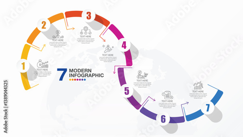 Infographic 6 option, for presentation