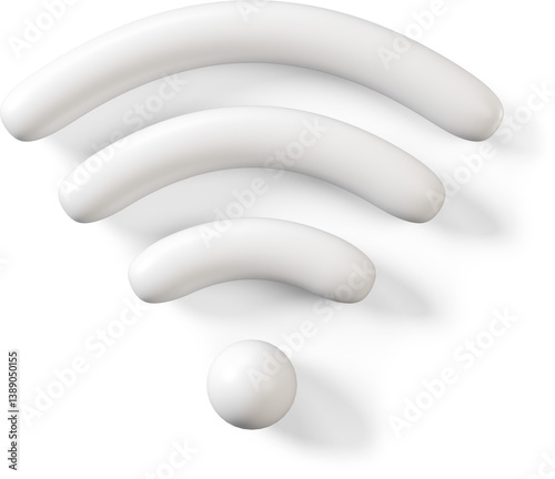 White wifi icon