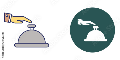 Bell Service  icon Fill & Background Styles