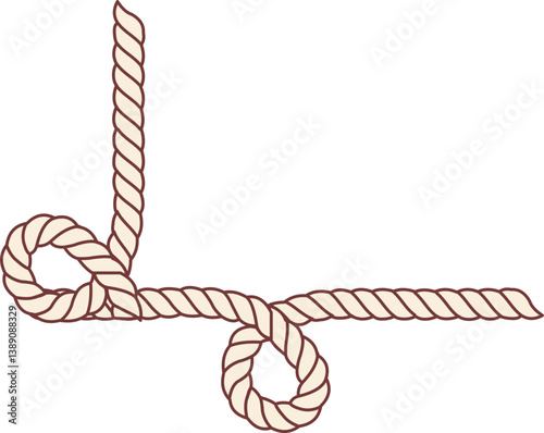 Rope border and corner