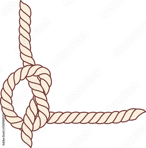 Rope border and corner