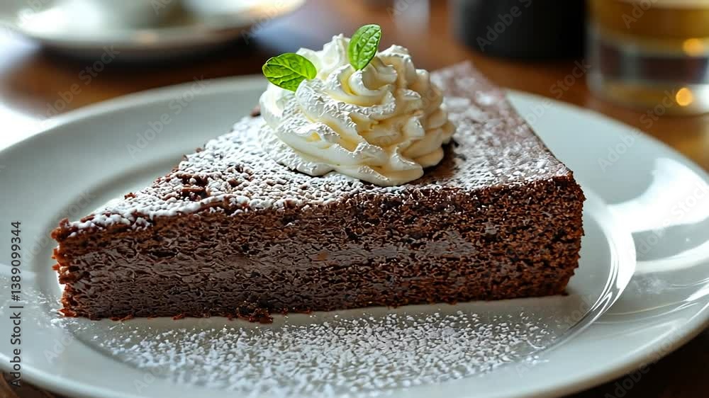 torta caprese italian sweets video