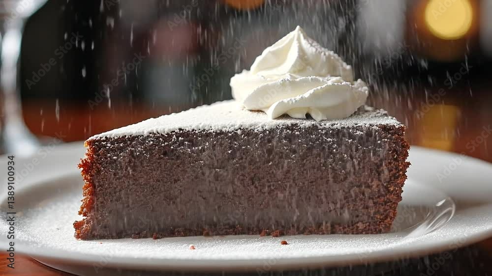 torta caprese italian sweets video