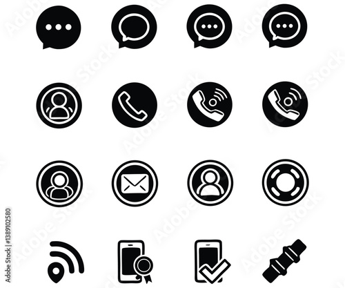 Viber icon set 