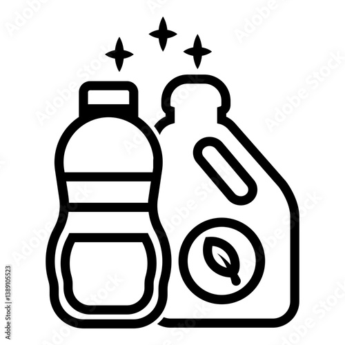 Eco Friendly Cleaning Icon