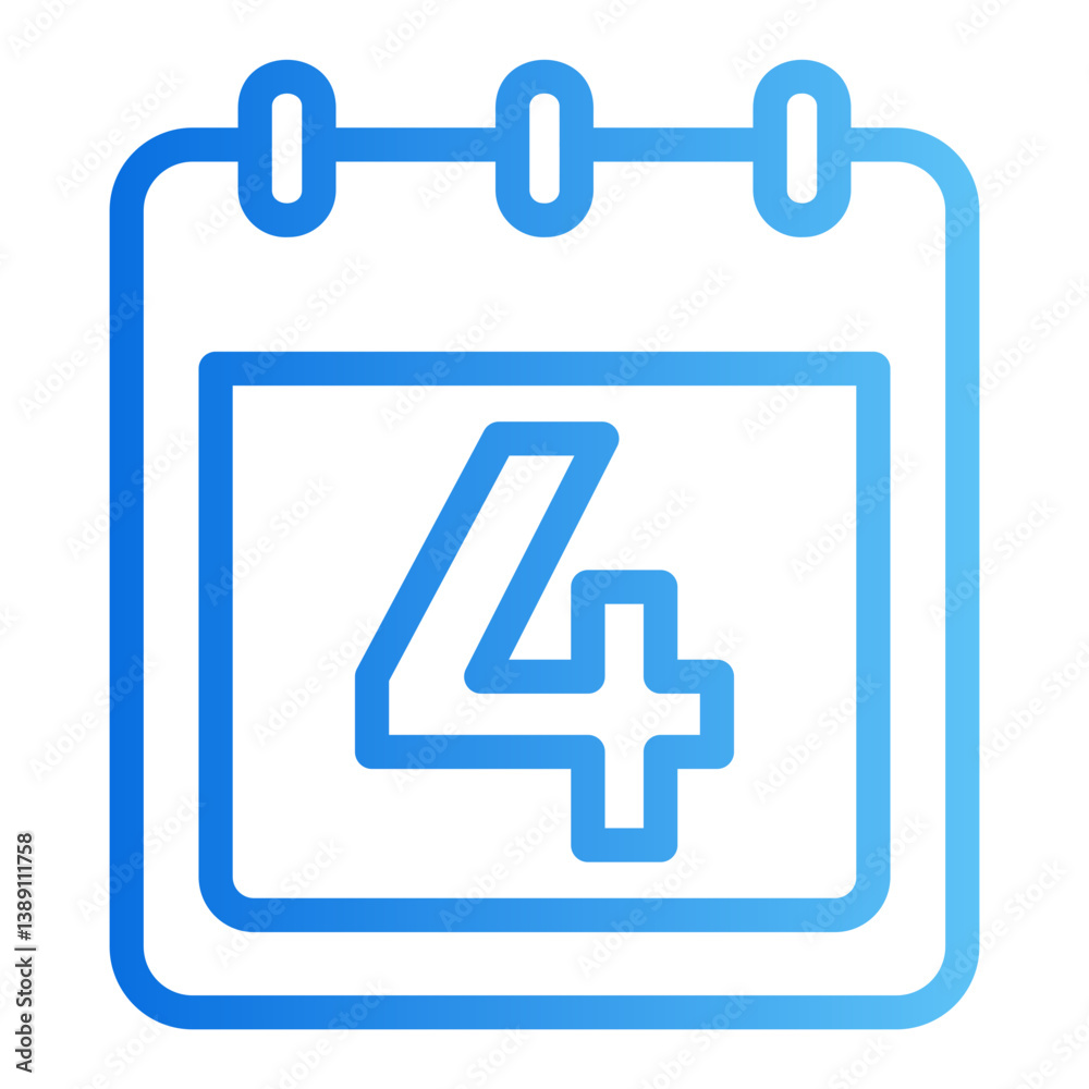 calendar Gradient icon calendar Gradient icon