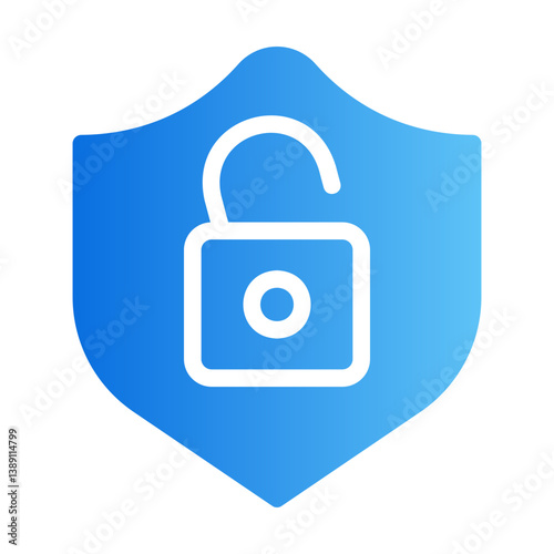 unlock Gradient icon