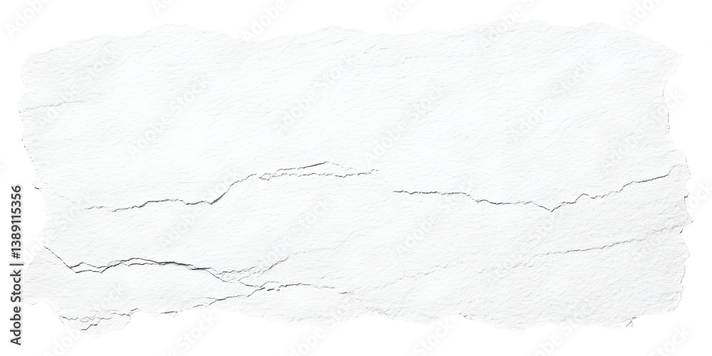 Abstract Isolated White Torn Paper Texture Background Design Element Abstract Isolated White Torn Paper Texture Background Design Element