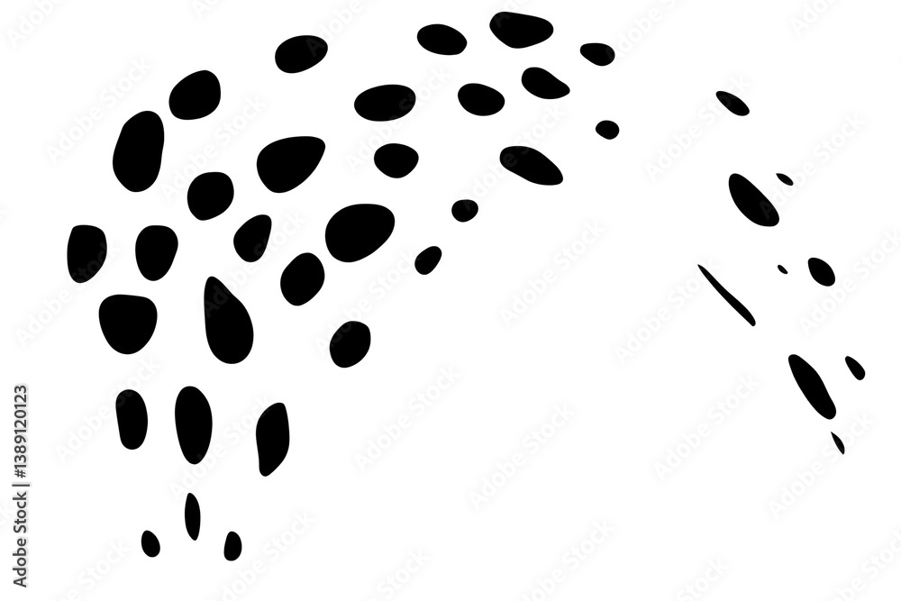 Abstract Illustration Of White Sparkles On Black Background With Transparent PNG Abstract Illustration Of White Sparkles On Black Background With Transparent PNG