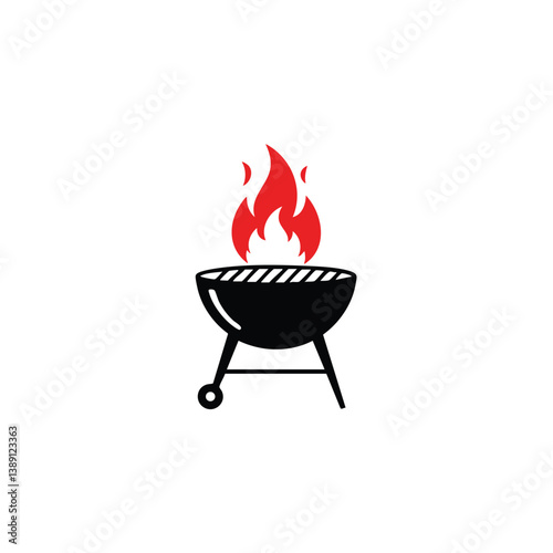 Adobe Illustrator BBQ Machine Artwork