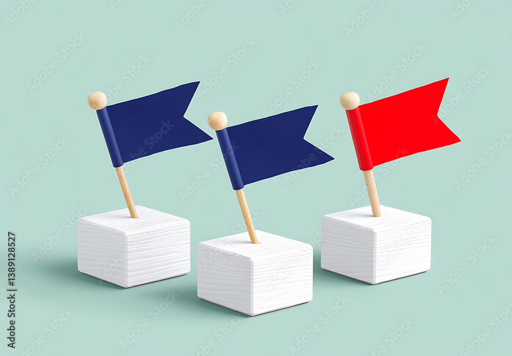 Three Small Flags on White Cubes: Concept of Leadership, Competition and Success Three Small Flags on White Cubes: Concept of Leadership, Competition and Success