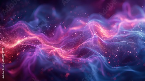 A deep purple and electric blue abstract blur with a dreamy effect