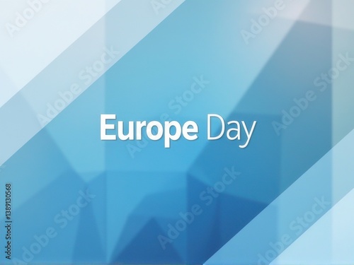 Social Media Style Europe Day Poster for Teens