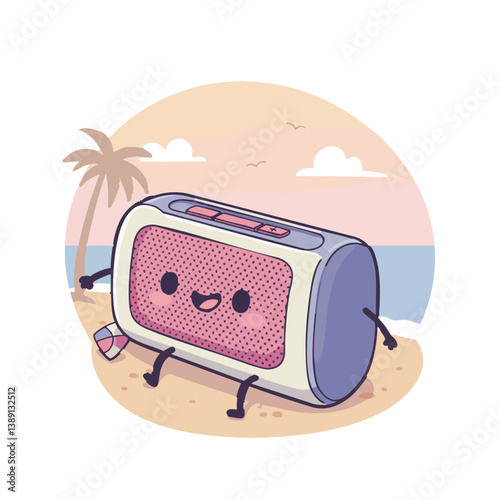 Adobe Illustrator Bluetooth Speaker Artwork