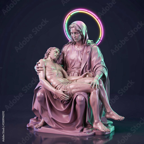 God becoming flesh through a humble, loving mother.