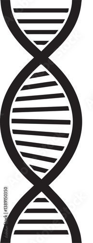 Dna molecule science biology chemistry atom genetic medical research gene helix structure scientific