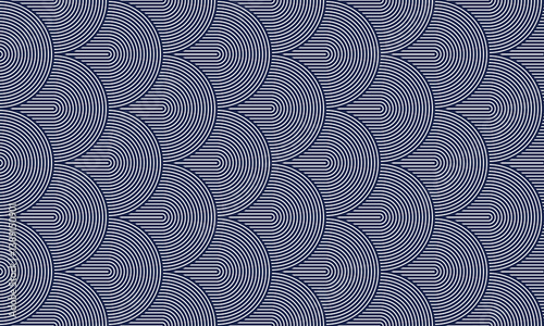 Dragon skin seamless pattern, vector abstract background of reptile or fish scales, also look like roof tiling or architecture element.