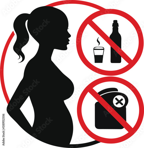 Pregnancy alcohol no alcohol during pregnancy pregnant woman health baby healthy lifestyle risk warning sign