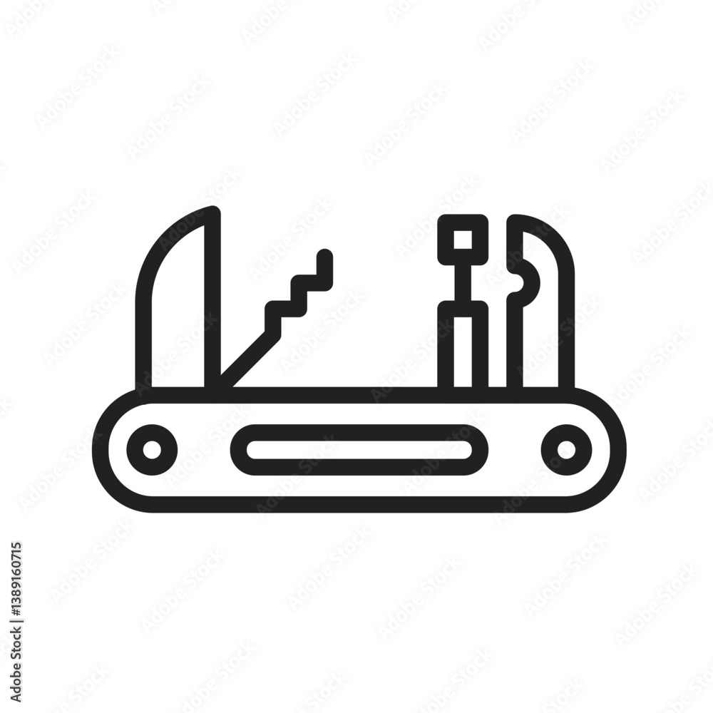 Utility Knife icon vector image. Suitable for mobile apps, web apps and print media. Utility Knife icon vector image. Suitable for mobile apps, web apps and print media.