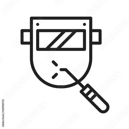 Welding Equipment icon vector image. Suitable for mobile apps, web apps and print media.