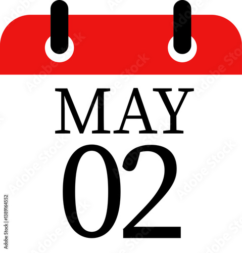 May calendar icon.Calendar Event schedule date. Meeting appointment time. Agenda plan, May month schedule calendar and Time planner.calendar date icon on white background.