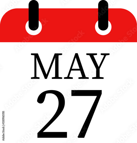 May calendar icon.Calendar Event schedule date. Meeting appointment time. Agenda plan, May month schedule calendar and Time planner.calendar date icon on white background.