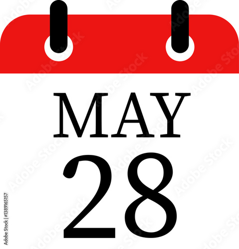 May calendar icon.Calendar Event schedule date. Meeting appointment time. Agenda plan, May month schedule calendar and Time planner.calendar date icon on white background.