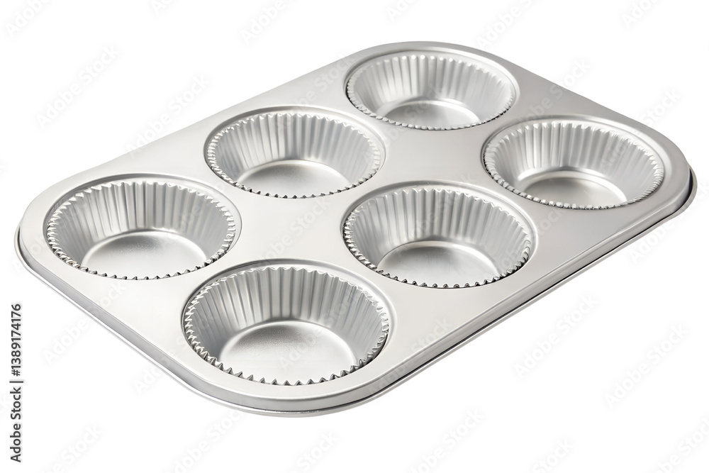 Muffin and cupcake pan isolated on transparent background Muffin and cupcake pan isolated on transparent background