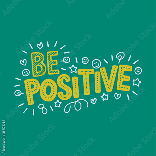 Beautiful and Creative Positive Typography Vector Illustration with Motivational Text Design for Inspirational Background Wallpaper Template



