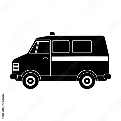 police car vector illustration