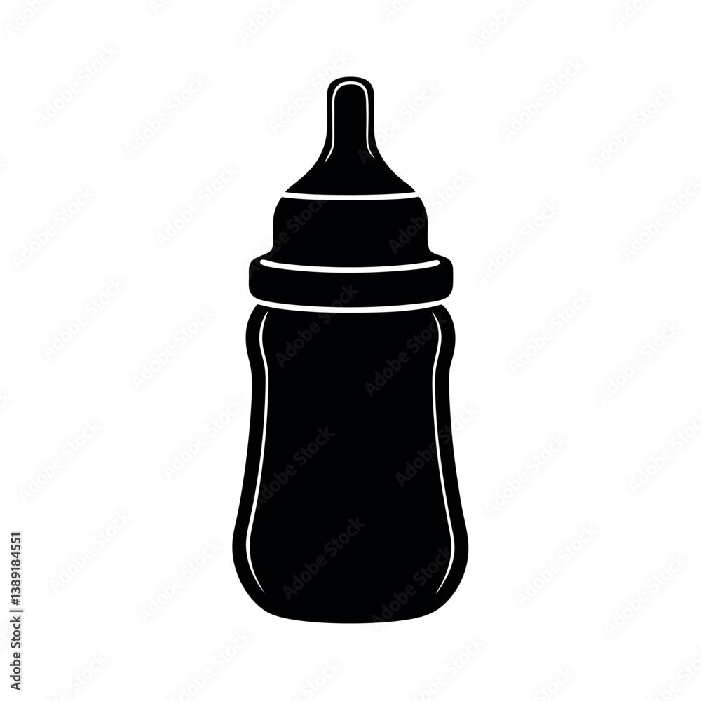 baby bottle isolated on white background baby bottle isolated on white background