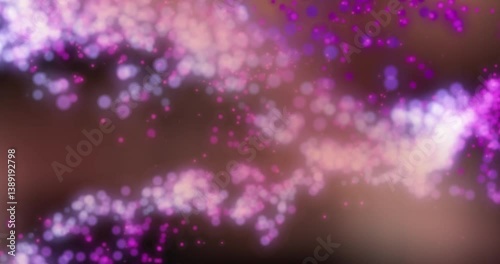 Animated abstract blurred bokeh background